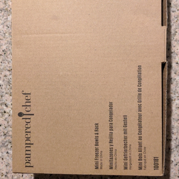 Pampered Chef Other Pampered Chef Mini Freezer Bowls And Rack And